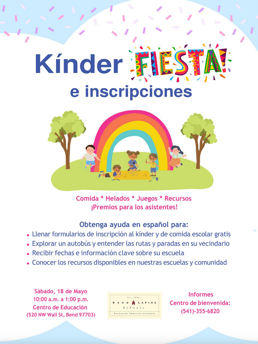 Bend-La Pine Schools :: Kinder Fiesta Returns May 18